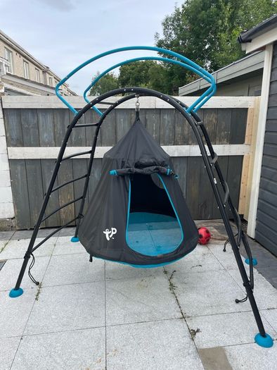 climbing frame and den