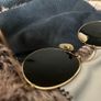 Ray-Ban Round Metal Sunglasses (With Case & Cloth) Image 6