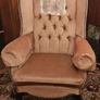 Queen Anne couch with two matching arm chairs Image 2
