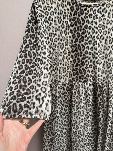 Zara leopard maxi dress