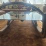 Antique Original  Swiss Sleigh Coffee Table Image 9