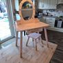 Vanity table and chair Image 2