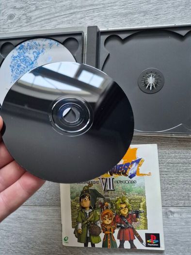 Sony Playstation Japanese Japan import Dragon Quest VII 2-disc