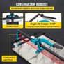 47 Inch Tile Cutter Single Rail Double Brackets Manual Tile Cutter 3/5 in Cap with Precise Laser Manual Tile Cutter Tools for Precision Cutting Suitable for Porcelain and Ceramic Floor Tiles Image 6