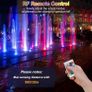 NEW SALE | Pond Lights Mains Powered, RGB Underwater Spotights, Aquarium Lights with Remote Control, IP68 Waterproof, Multicoloured, Submersible, for Aquarium, Garden, Yard, Pool, Fountain, Pond Image 5