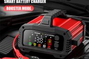 FOXSUR FPT-250 25A Battery Charger 12V/24V | Lithium, Lead-Acid, EFB, Car/Motorcycle,  Jump Start