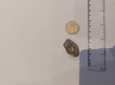 Blue agate rock