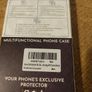 Black Multi functional phone case.  New in box. Image 3