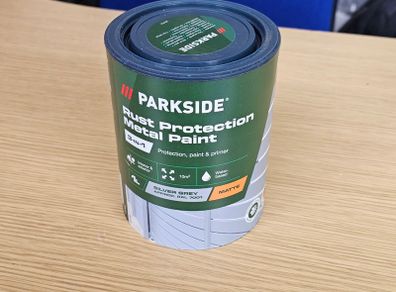 1L Silver Grey matt Rust Protection Metal Paint 7001 RAL