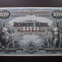 Germany. Bayerische Notenbank. 100 Mark (1.1.1900)