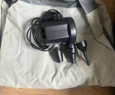 inflatable bed and pump