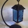 Hand Made Metal Lantern In Satin Black (Quite Heavy) Image 3