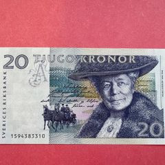 Sweden   20  Kronor. 1995. Pick. 61d   ( Uncirculated )