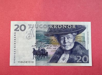 Sweden   20  Kronor. 1995. Pick. 61d   ( Uncirculated )
