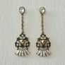 Art Deco Vintage Style Drop Dangle Crystal Earrings Image 4