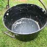 Vintage Large Bucket Pot with handle Image 2