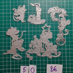 Set of cutting dies