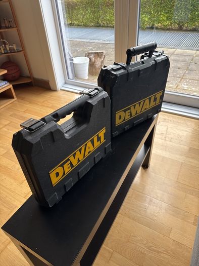 Dewalt screwdriver with two boxes
