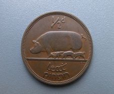 1940 Half Penny