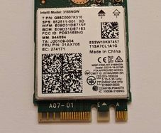Intel 3168NGW Dual Band Wireless-AC 3168 PCI-Express 802.11ac WLAN Bluetooth 4.2 WiFi Card G86C0007K310