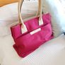 David Jones Red & Cream Handbag Image 3