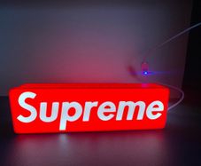 Supreme light box +  cash envelope