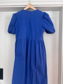 Blue m&s midi dress