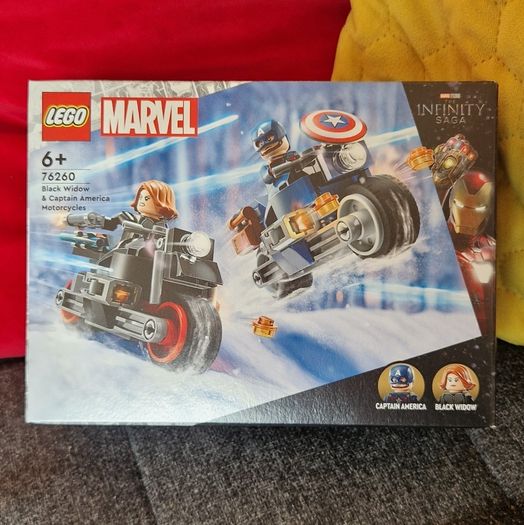LEGO Marvel Black Widow and Captain America (76260) free shipping
