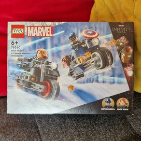 LEGO Marvel Black Widow and Captain America (76260) free shipping