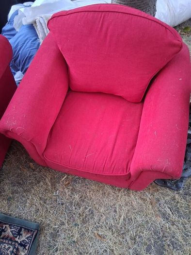 2 seats sofa and chair