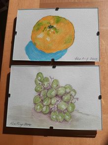 Original art (fruit x 2)