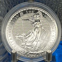 1oz Fine 999 Silver Bullion Britannia 2026 Coin.