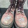 Women's Castel Floral Combat Boot dr Martens brand Image 2