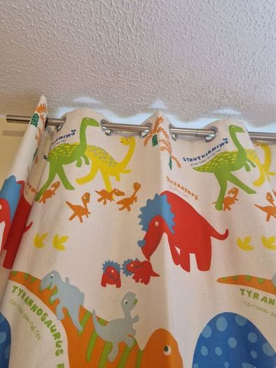 curtain - Dinosaur print with blackout lining