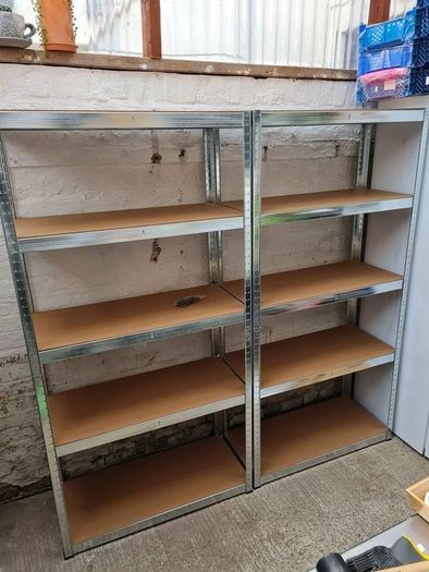 5 Tier Racking Heavy Duty Garage Shed Shelving Bays