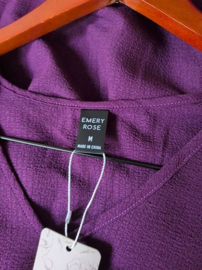 Emery Rose Plum Dress.  S- M-  B.N.W.T