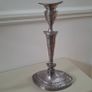 Stunning pair Georgian / Regency candelabra candle sticks silver plated on copper. can be converted in to single candlesticks. Image 7