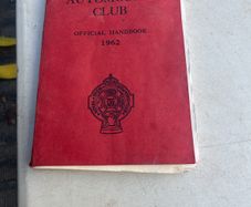 1962 Royal Irish Automobile club official handbook