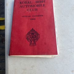 1962 Royal Irish Automobile club official handbook