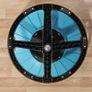 1 Durable Plastic Rotating Sensory Chair - Blue Oval Eggshell Design, Training and Rehabilitation Equipment, Suitable for Training Centers, Home Use, Balance and Focus Enhancement, Exercise Chair, Christmas Gift, Birthday Present Image 3
