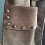 MADISON khaki midi length coat with stud detail open front with tie Sz L (12-16 UK) - Rrp 289 (New) Image 9
