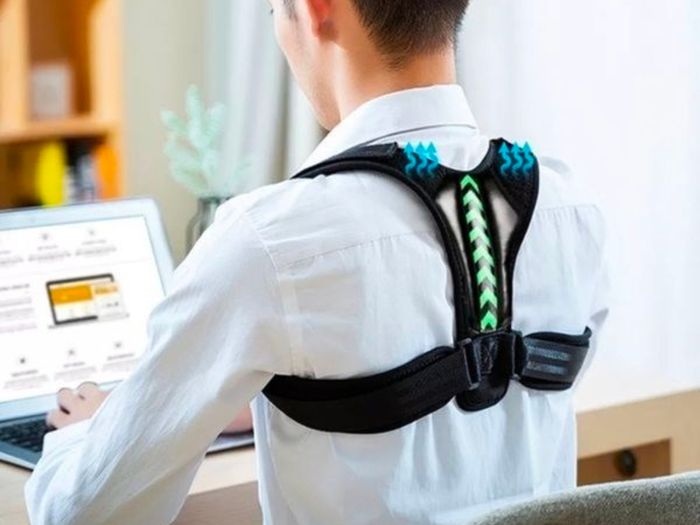 Adjustable Back Shoulder Posture Corrector Belt Clavical Spine Support Reshape Your Body Home Office Sport