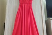 Cos Red Dress Size Uk 14