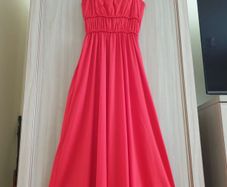 Cos Red Dress Size Uk 14