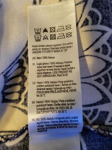 F&F navy & white sleeveless dress, Size 22