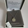 Absolute Jewellery Sterling Silver Necklace & Pendant Initial U Letter U New With Tags & Box CAN POST Image 3