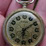 Vintage Diane Womens Gold Tone Pendant Wind Up Mechanical Watch - in working order Image 3
