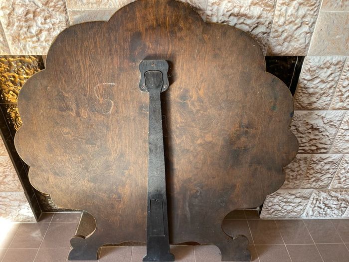 Vintage Chinoiserie Lacquered Wood Fireplace Screen
