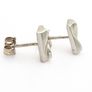 Vintage 925 Sterling Silver Stud Earrings Image 5
