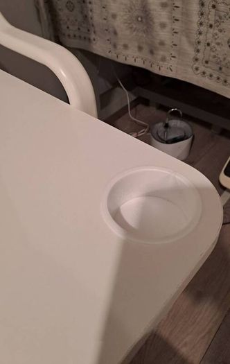 White Steel Gaming Desk - warranty active